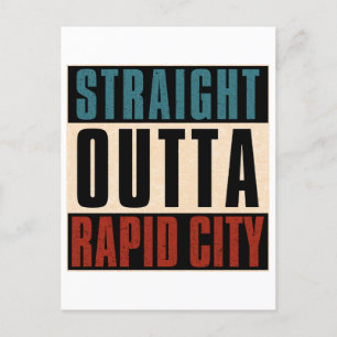 Postal Straight Outta Rapid City South Dakota SD