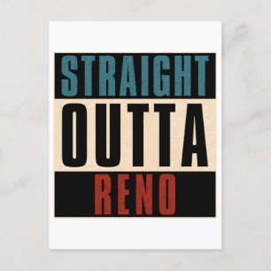 Postal Straight Outta Reno Nevada