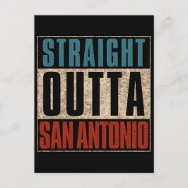 Postal Straight Outta San Antonio Texas TX