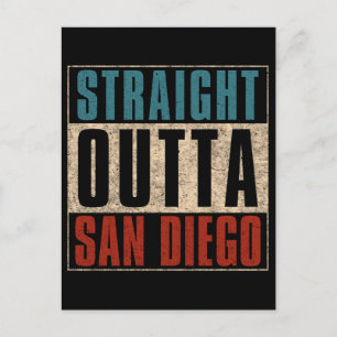 Postal Straight Outta San Diego California CA EE.UU.