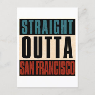 Postal Straight Outta San Francisco California CA USA