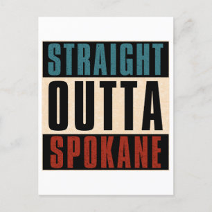 Postal Straight Outta Spokane Washington WA