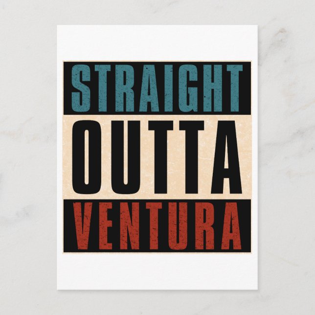 Postal Straight Outta Ventura California (Anverso)