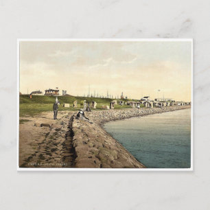 Postal Strand, Busum, Schleswig-Holstein, Alemania rara P
