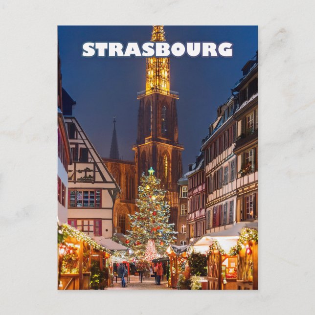Postal Strasbourg The Capital of Christmas (Anverso)