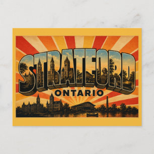 Postal Stratford Ontario Ciudad del Teatro