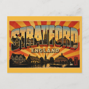 Postal Stratford-upon-Avon Inglaterra Shakespeare's