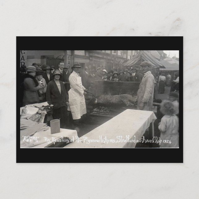 Postal Stratford-upon-Avon Mop 1924 (Anverso)