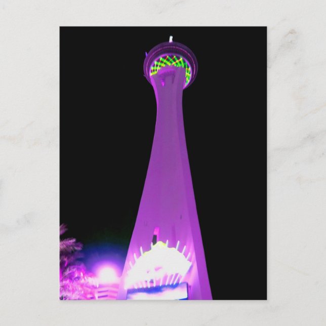 Postal Stratosphere in Purple (Anverso)