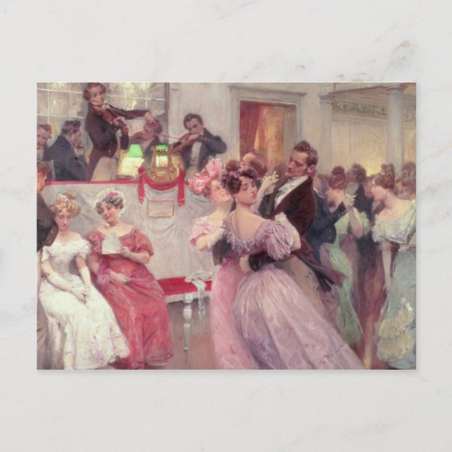 Postal Strauss y Lanner - The Ball, 1906 (Anverso)