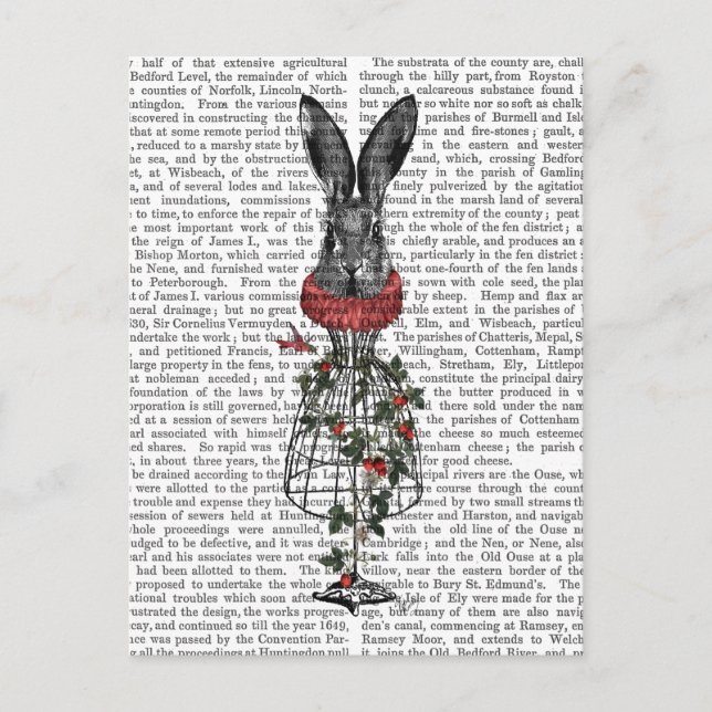 Postal Strawberry Hare (Anverso)