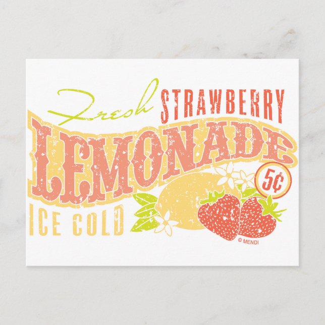 Postal Strawberry Lemonade (Anverso)
