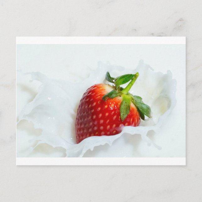 Postal Strawberry Splash (Anverso)