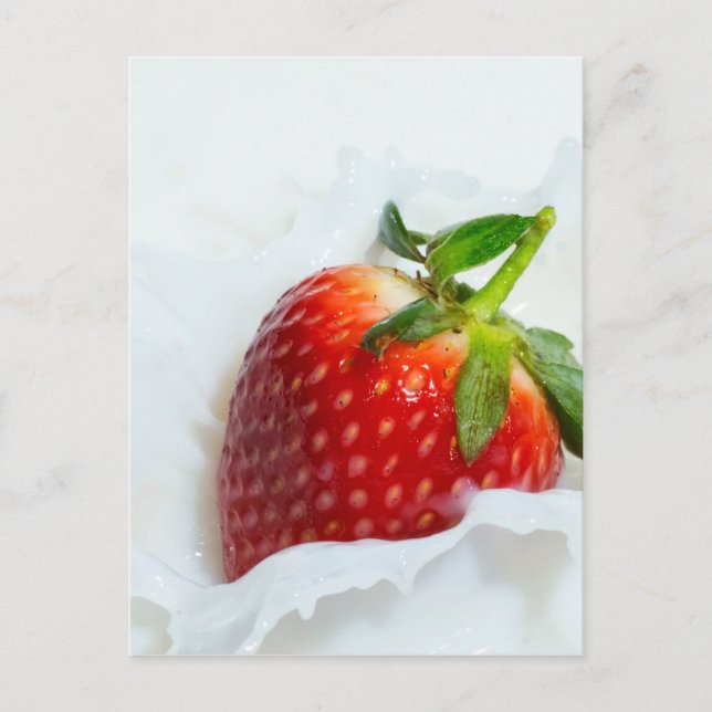 Postal Strawberry Splash (Anverso)