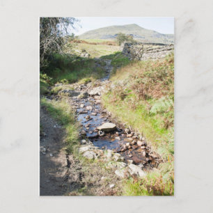 Postal Stream Coniston Cumbrai England Card