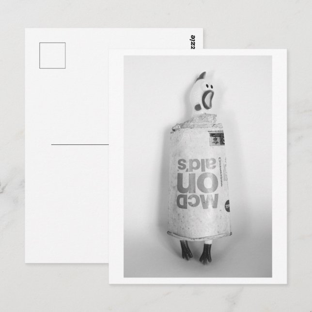 Postal Street fashion rubber chicken - Mc Dress (Anverso / Reverso)