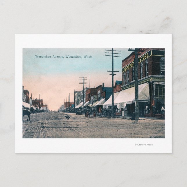 Postal Street View of Wenatchee Avenue (Anverso)