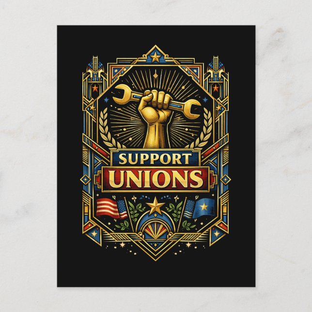 Postal Strength in Solidarity (Anverso)