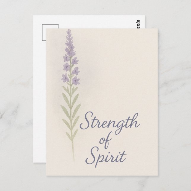 Postal Strength of Spirit — Postcard (Anverso / Reverso)
