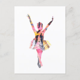 Postal Stripes ballerina