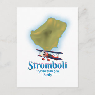 Postal Stromboli, mar Tirreno, Sicilia