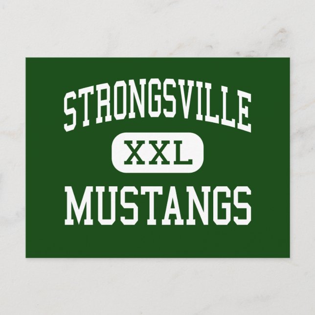 Postal Strongsville - Mustangs - High - Strongsville Ohio (Anverso)