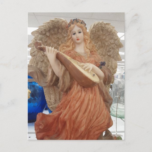 Postal Strumming Angel (Anverso)