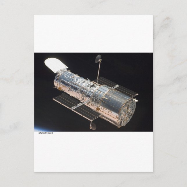 Postal STS-125 Atlantis Hubble (Anverso)
