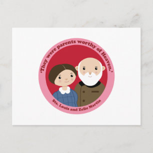 Postal Sts. Louis y Zelie Martin