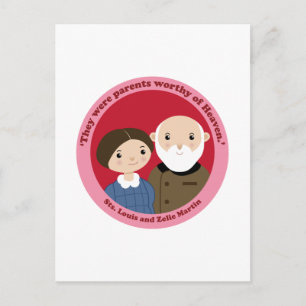 Postal Sts. Louis y Zelie Martin