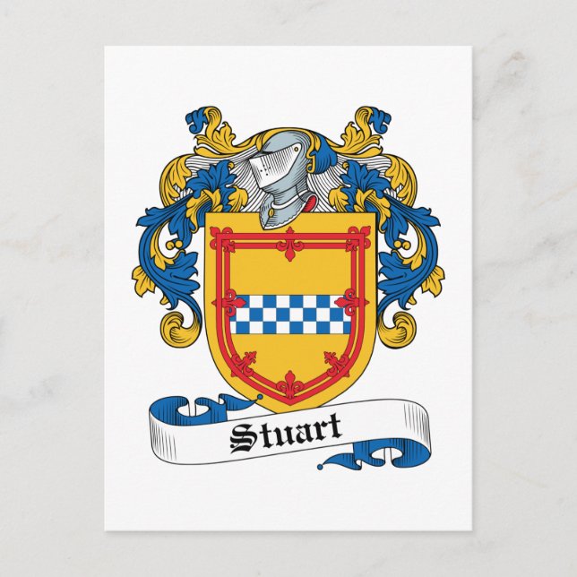 Postal Stuart Family Crest (Anverso)