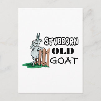 Postal Stubborn Old Goat
