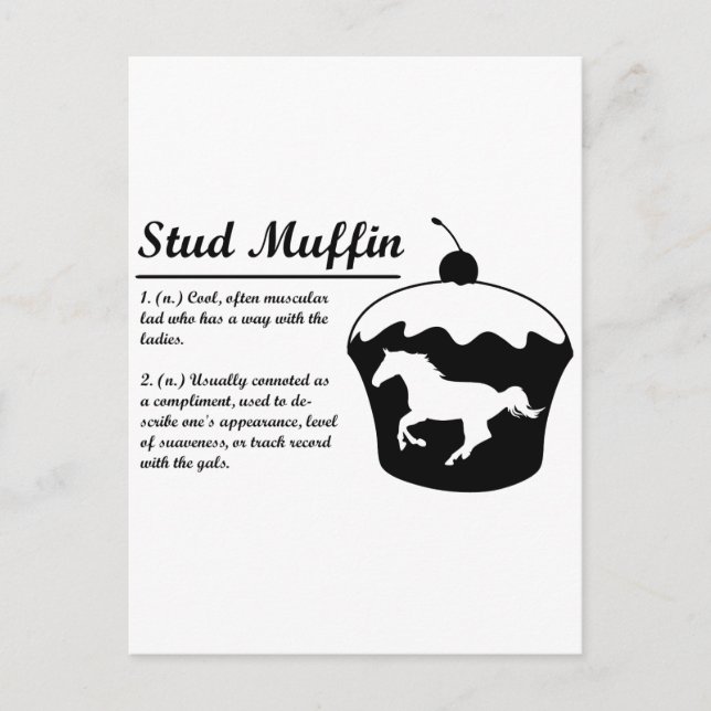 Postal Stud Muffin (Anverso)