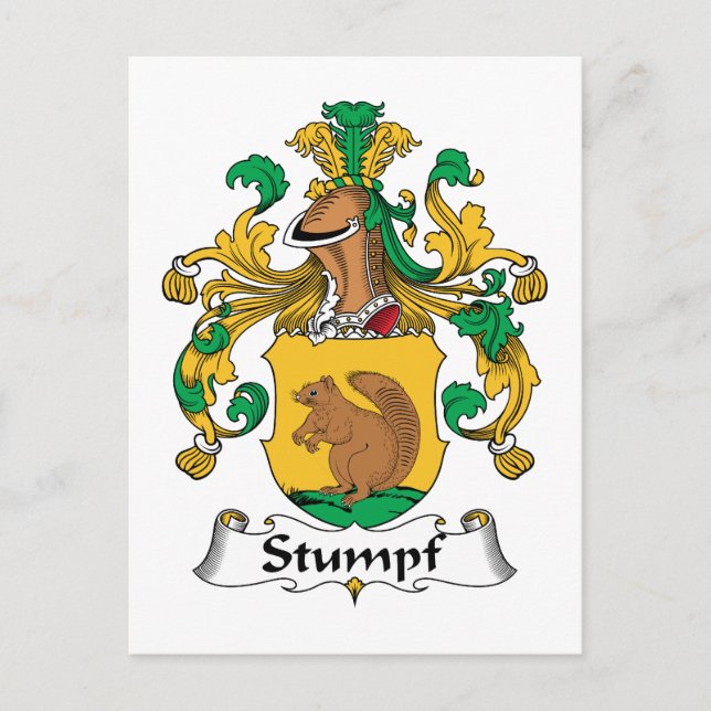 Postal Stumpf Family Crest (Anverso)