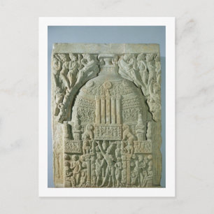 Postal Stupa budista, Nagarjunakonda (piedra caliza)