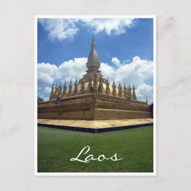 Postal Stupa dorada (Anverso)