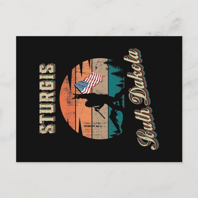 Postal Sturgis Dakota del Sur (Anverso)
