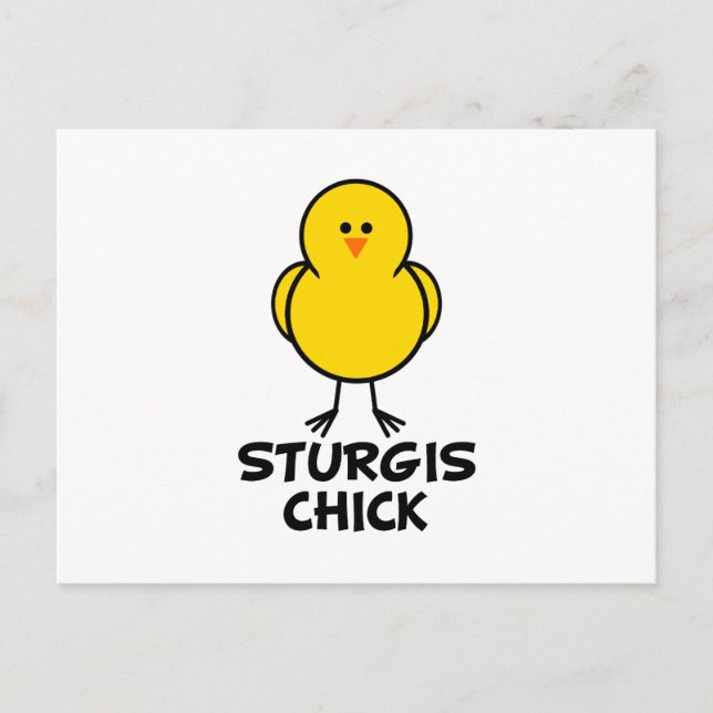 Postal Sturgis South Dakota Chick (Anverso)