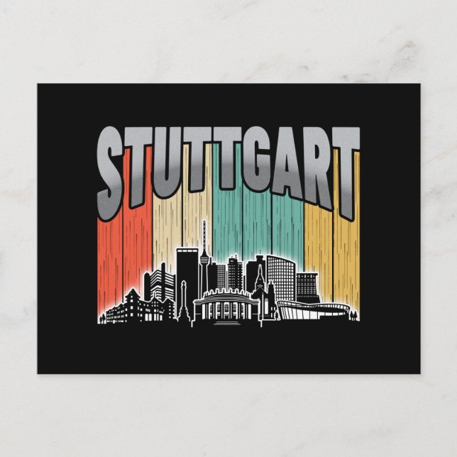 Postal Stuttgart Alemania (Anverso)