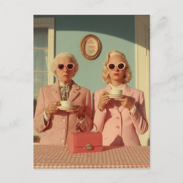 Postal Stylish Tea Time Duo (Anverso)