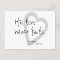 su amor nunca falla henry b eyring cita mormón