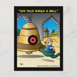 Postal "Su cara suena como una campana"