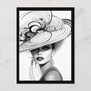 POSTAL SU CORONA (NEGRO Y BLANCO) #2