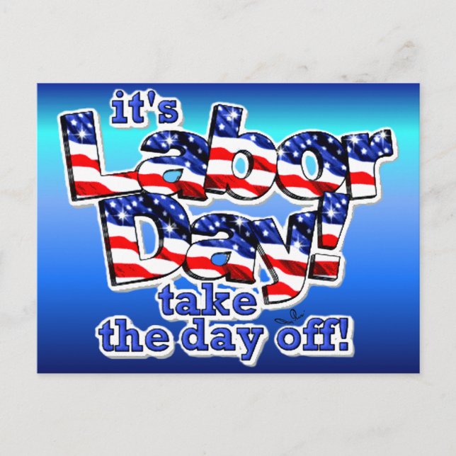 Postal Su Día del Trabajo (Anverso)