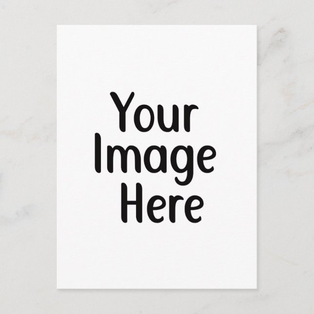 Postal Su Diseño Aquí Personalizado (Anverso)