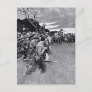 Postal Su ejército rompió el llanto y el sollozo'