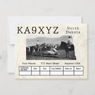 Postal Su foto Dakota del Norte forma Personalizado de co