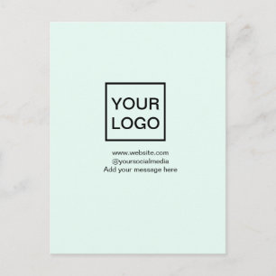 Postal Su logo aquí blanco simple minimal líneas amarilla