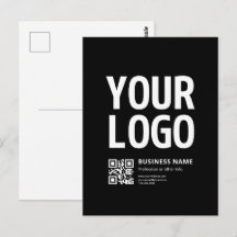 Su logotipo con código QR editable y texto