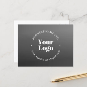 Postal Su logotipo o diseño de negocio y texto editable